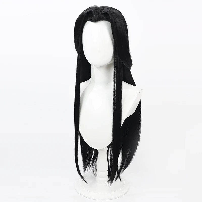 Game Goddess of Victory NIKKE Long Black Hair Wig Women Long Straight Heat-resistant Synthetic Hair Wigs for Movie Anime Cos