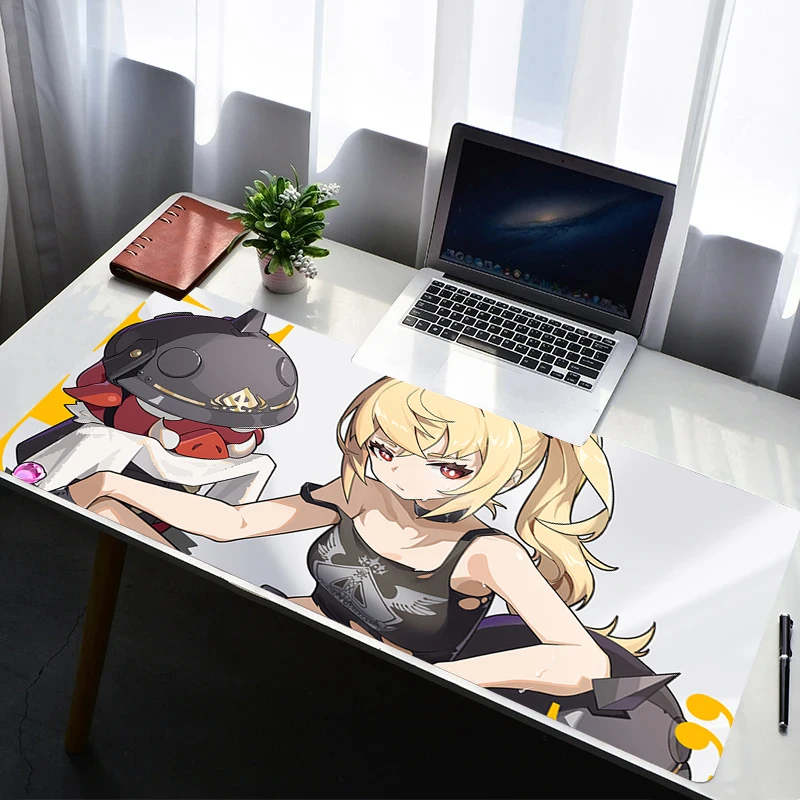 

Mouse Pad Laptop Non Slip Extended Desktop Mouse Mat PC Rubber Zenless Zone Zero Lucy Keyboard Pad Gaming Accessories Mousepad