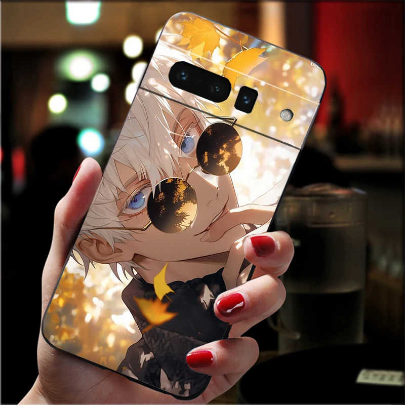 Jujutsu Kaisen Satoru Gojo Phone Case For Google Pixel 9 Pro XL 8 7 6 Pro Pixel 8A 7A 6A 4A 3A 3XL Pixel 8 7 6 5 4