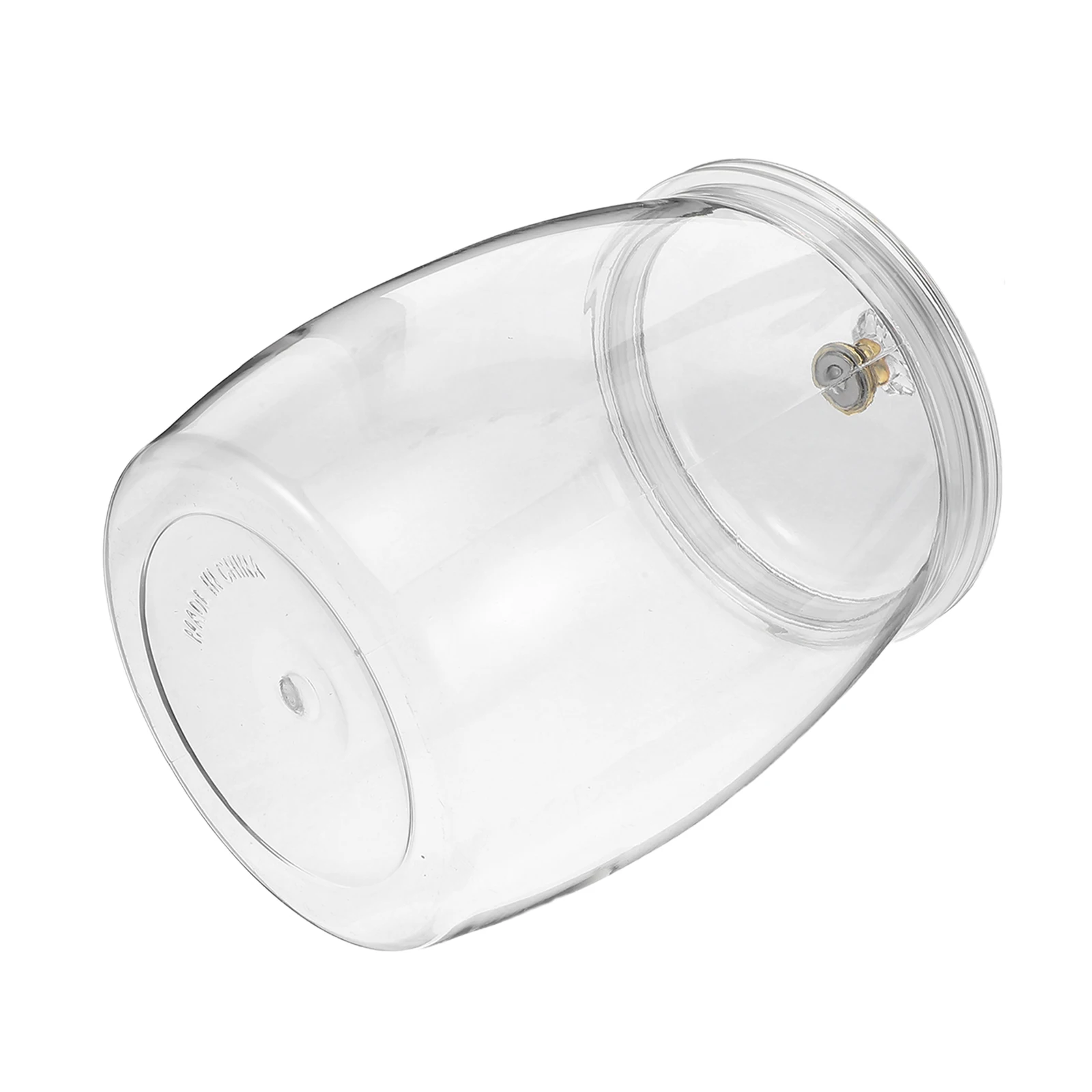 

Airtight Clear 2.3L Plastic Candy Cookie Jar Lid Storage Canister Buffet Container Snacks Candy Storage Boxes with Lids