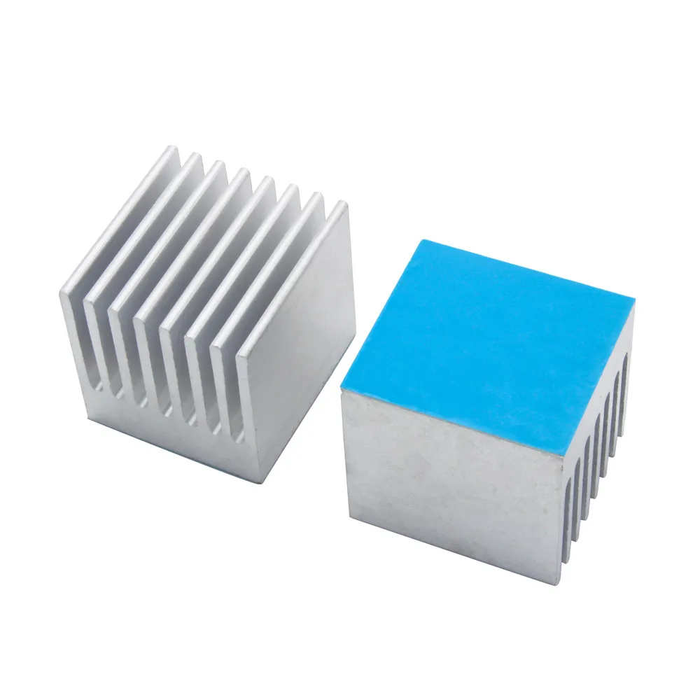 30x28.2x28.2mm 10pcs Aluminum Heatsink Radiator Heat sink Cooling for Electronic IC Chip Heat Dissipation With Thermal Tape