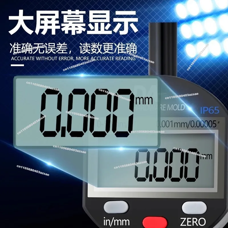 Digital Dial Meter 0.001 Precision Electronic Depth 0-12.7 -25.4mm Dial Meter Altimeter