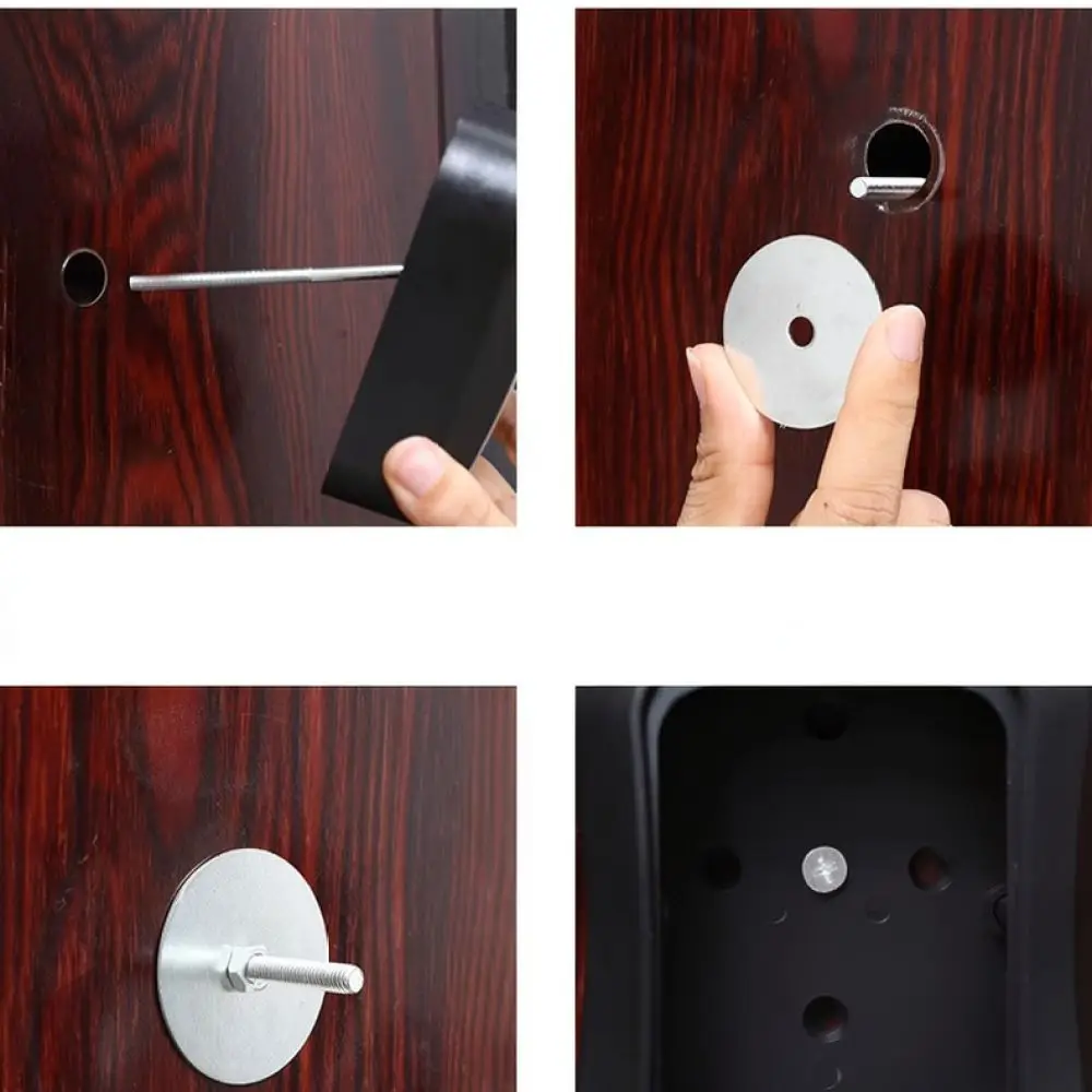 Door Peephole Password Key Box Security Lock Safe Case No Drilling Required Modern Simple Style Home Organizer