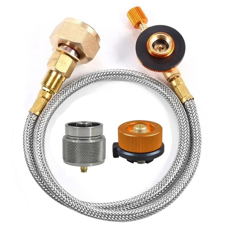 Europe Camping Gas Stove Propane Refill Adapter Burner Outdoor LPG Flat Cylinder tank Coupler Container Refill Adapter
