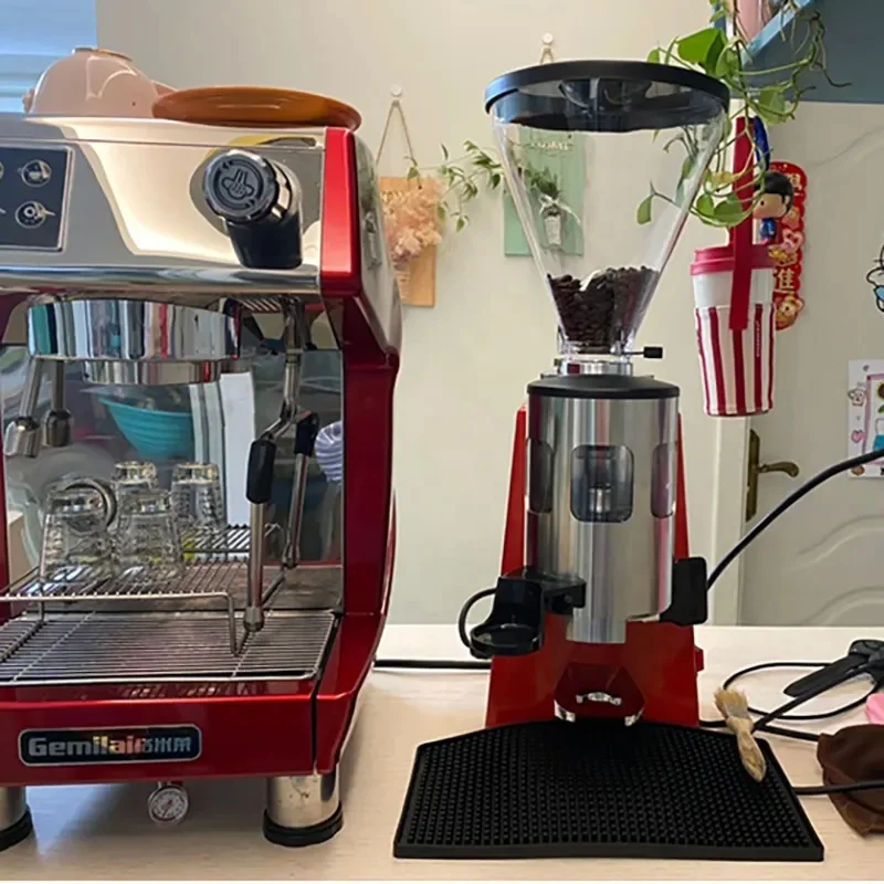 ステンレス鋼電気コニカルバーコーヒー豆グラインダー、CE CBエスプレッソドリップ、フレンチプレス最高級、グラインダー設定、新しい、2024