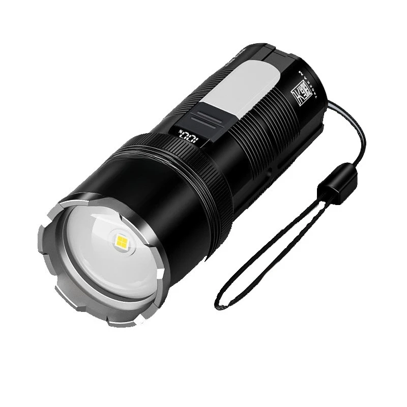 P07S ultra-bright long-range rechargeable  outdoor household multi-function strong light flashlight