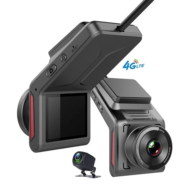 

K18 Dashcam 4g Hd 1080p Dual Camera with Gps Wifi Support Mobile App Computer Terminal Remote Car Dvr Dash Cam Front and Rear