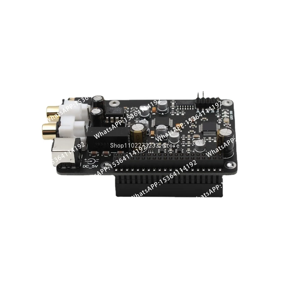 AK4493 Digital Broadcast Board 5532 OP AMP I2S 768K DSD512 DSD for Raspberry Pi 2B 3B 3B+ 4B