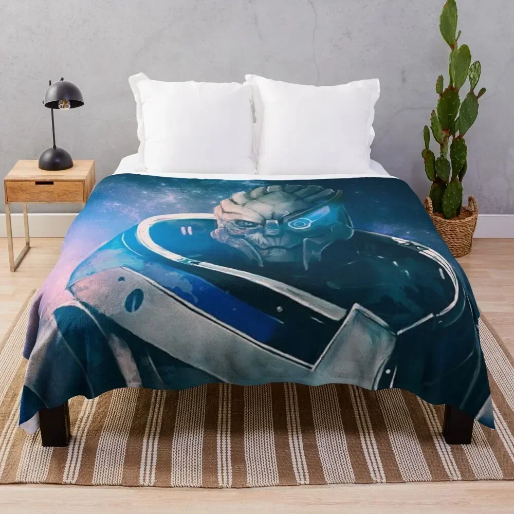 

Garrus Vakarian Throw Blanket Warm Comfortable Blanket Gift for Parents Friends