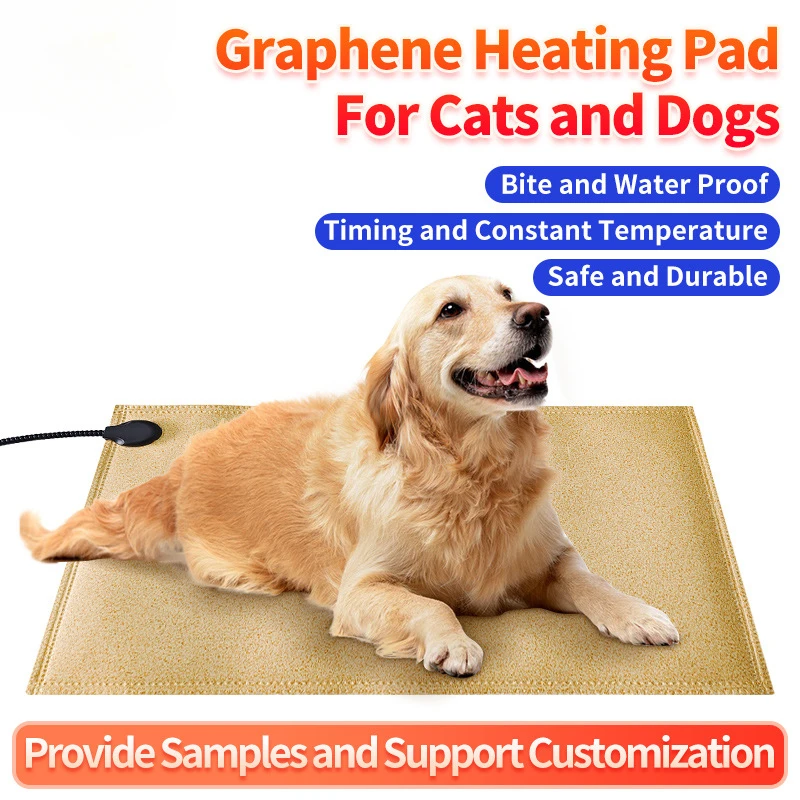 Pet Heating Pad Waterproof Anti-scratch Electric Heating Blanket For Cats And Dogs