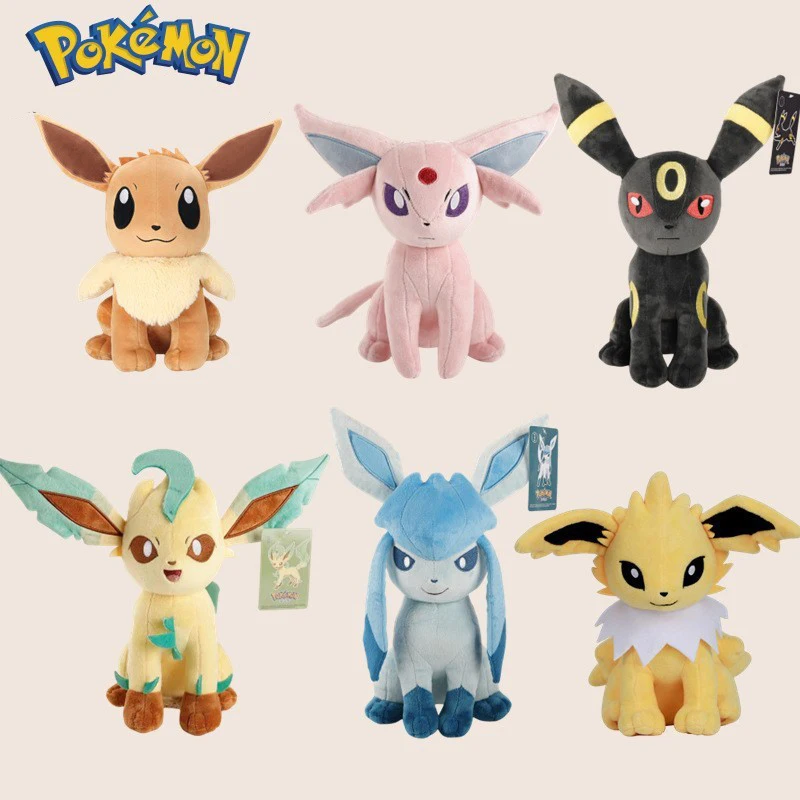 

Umbreon Pokemon плюшевые игрушки большая аниме-кукла милая подушка мультфильм гигантский Pokémon плюшевый подарок для детей на Рождество