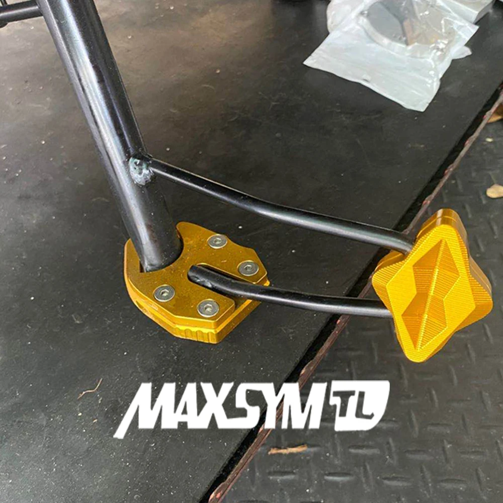 TL500/508 New Motorcycle Side Stand Enlarge Kickstand Enlarger Support Extension For SYM MAXSYM TL500 TL508 TL 500 508 2019-2024