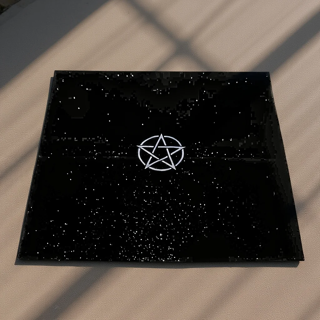 

Pentacle Tarot Table Cover Professional Material Strong Reliable Gift Idea Excellent Decorative Effect Divination