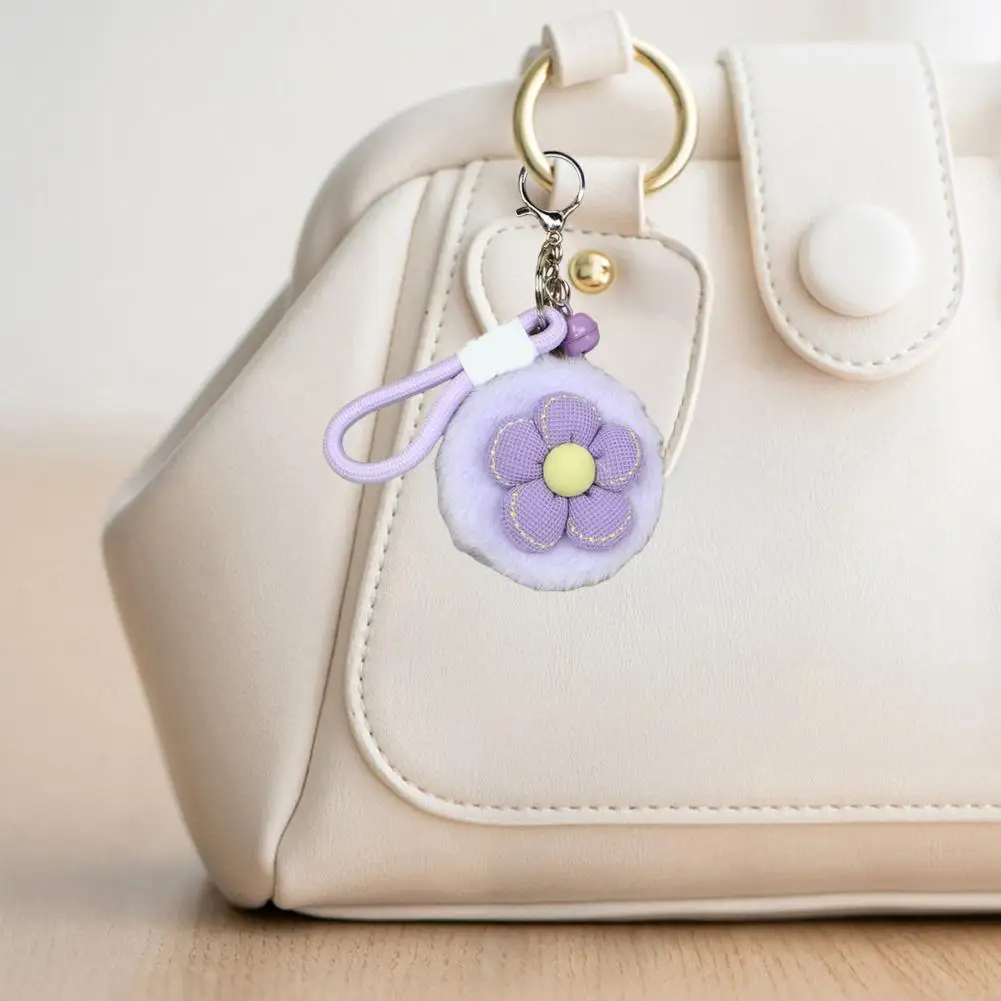 Pluszowe lusterko kosmetyczne Pluszowe lusterko do makijażu Przenośne lusterko podróżne z dwustronnym breloczkiem kosmetycznym o wysokiej jasności