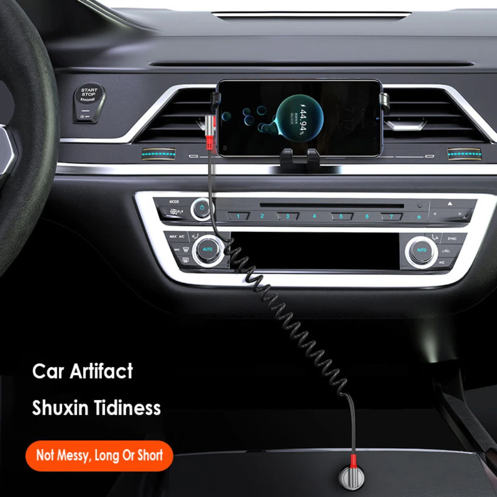 كابل نابض USB من النوع C للهاتف المحمول ، شحن سريع ، سلك بيانات للآيفون ، وهواوي ، و xiao 12 Pro ، و Poco F3 ، و X4 ، و GT ، و Oneplus 10 ، و Realme ، و 5A