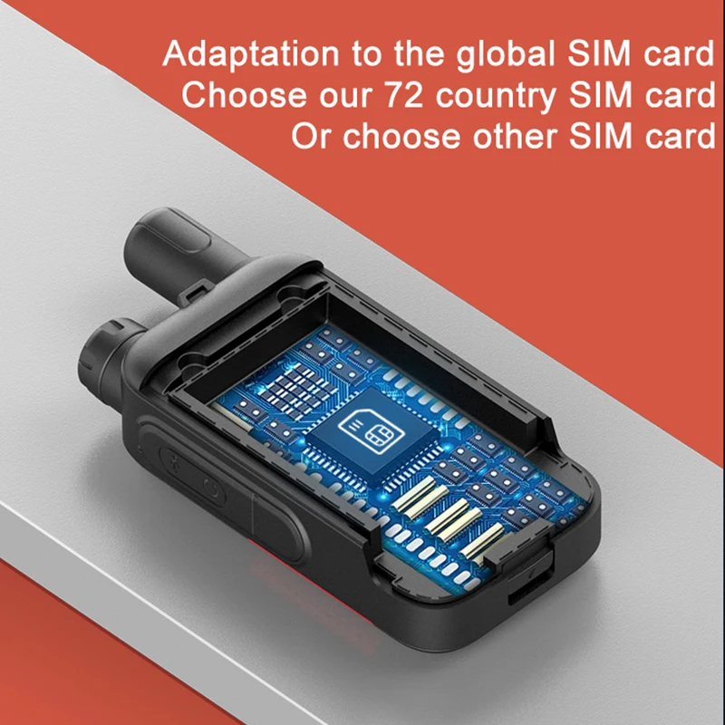 Imagem -04 - Global-walkie Talkie Poc Ptt Internet 4g Transceptor de Rádio Bidirecional Longo Alcance Telefones Gsm Televisão Alcance 1000km Wurui-n8