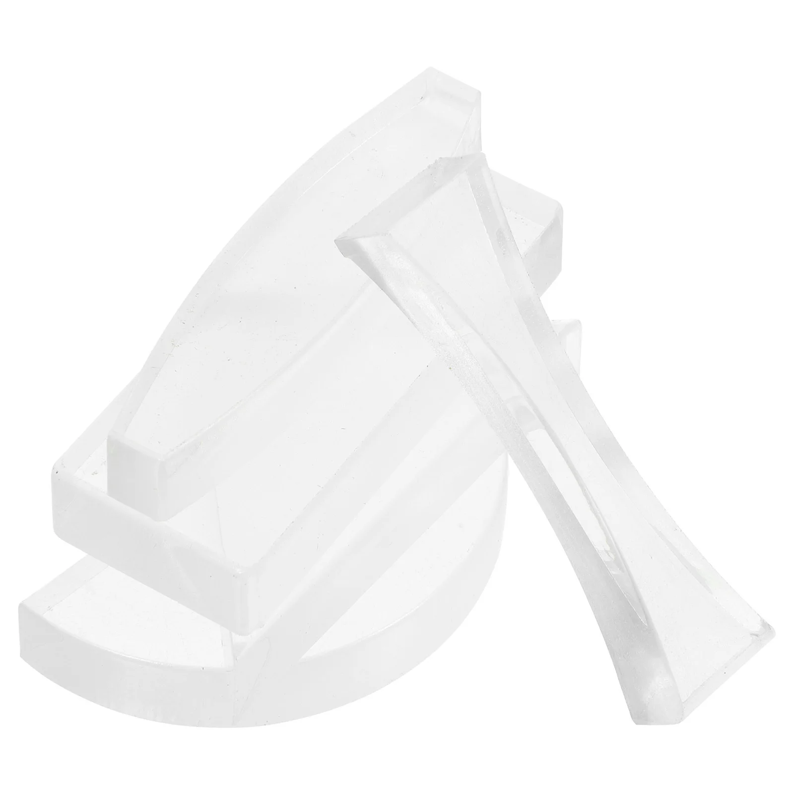 5 قطعة عدسات تجربة بصرية مادية احترافية مقعرة محدبة للتعلم الفعال لانكسار الضوء والتقارب