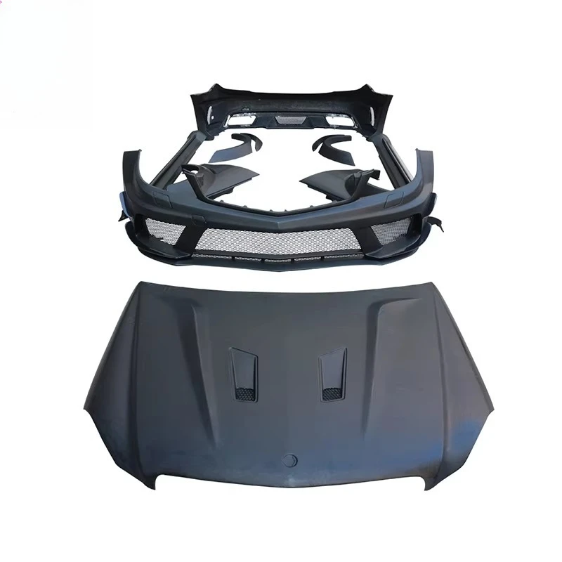 

W204 C20 C220 C632 Four Door Black Series Wide Body Kit Fiberglass