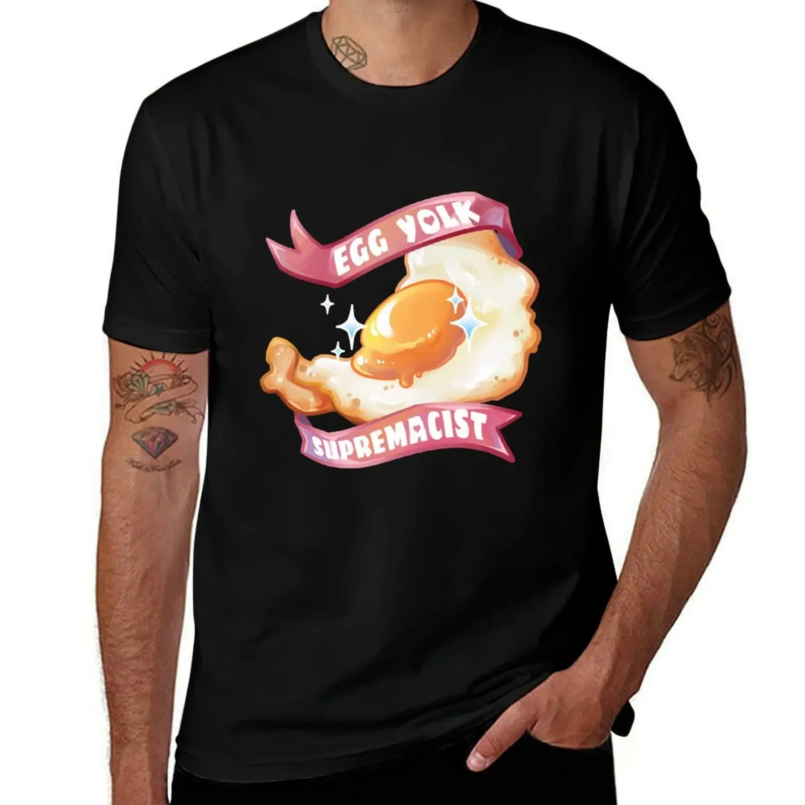 

Egg Yolk Supremacist T-Shirt oversized t shirt summer clothes mens t shirts