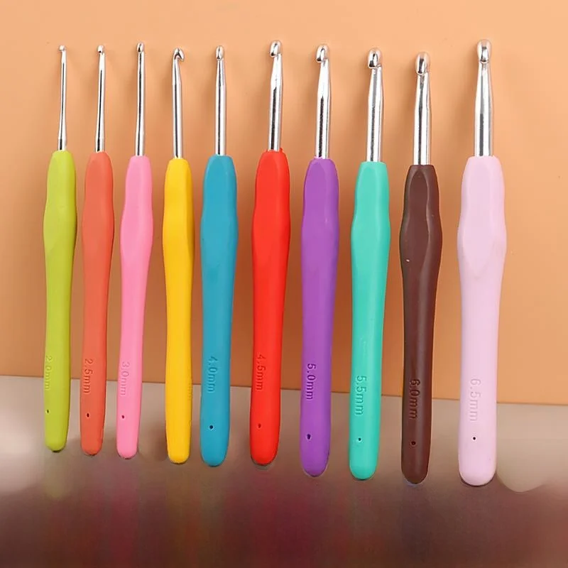 

Handmade Yarn Crochet Tool Kit Doll Bag Repair Hook Needle Set Full Materials for Knitting And Crochet ABENUOR Love Beads