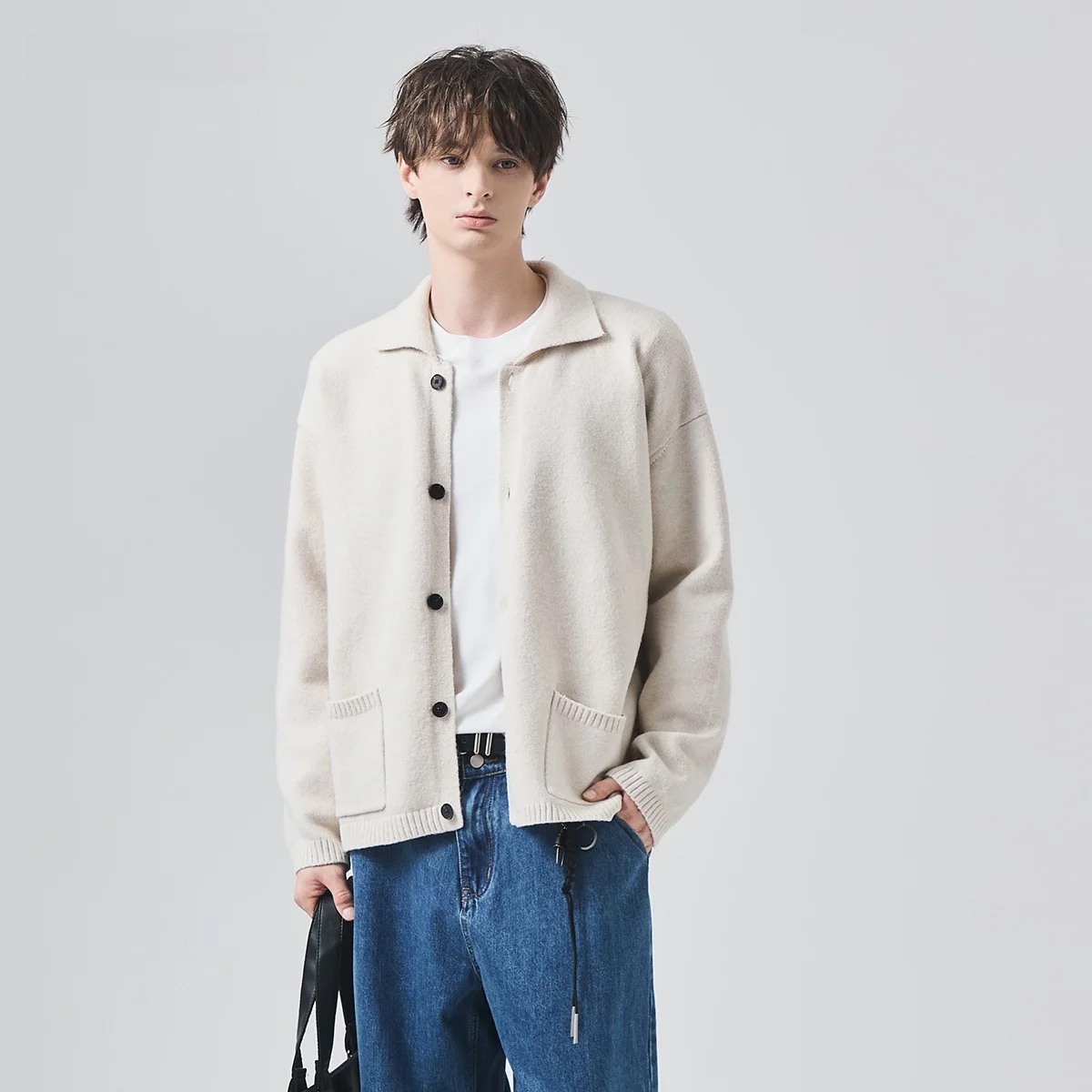 Men's Knitted Sweat… - image