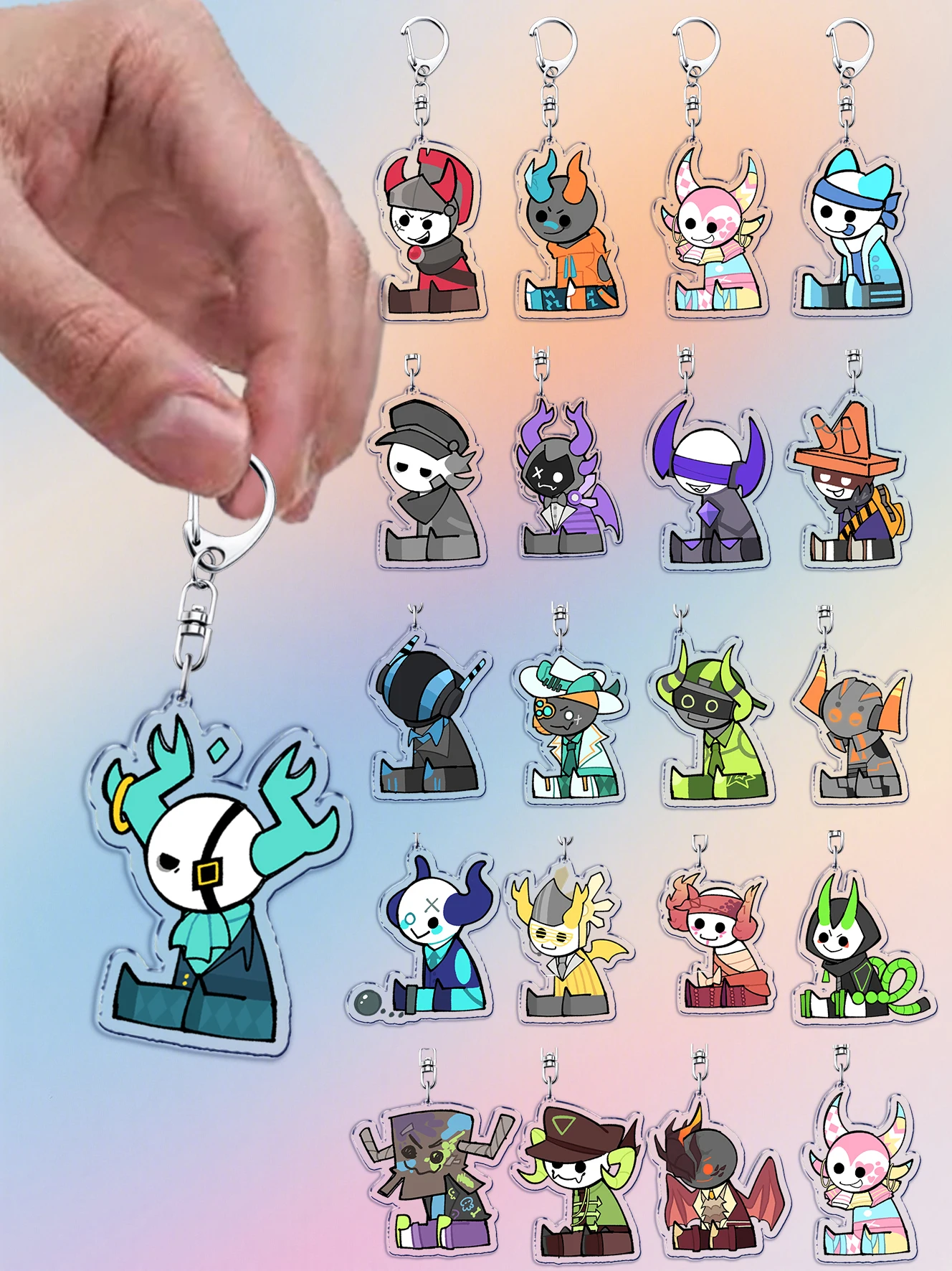 Porte-clés de jeux vidéo populaires, accessoires de sac, breloques Medkit Subspace Valk Meme, bijoux pour Fans, cadeau de joueur de jeu