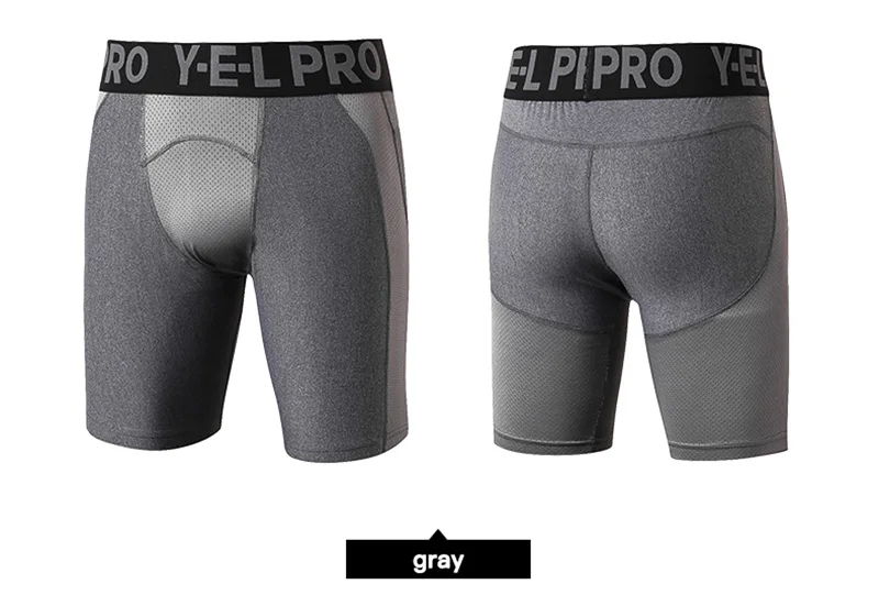 Männer Sport Fitness Shorts Gym Training Schnell Trocknende Kompression Leggings Radfahren Shorts Basketball Laufen Kurze Workout Tight – Detail 6