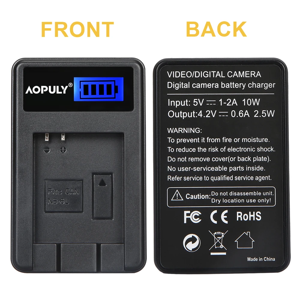 3 pezzi NB-6L NB 6L NB6L NB-6LH batteria agli ioni di litio per Canon Power-shot SX520 HS SX530 SX600 SX610 SX700 SX710 IXUS 85 95 200 210 105