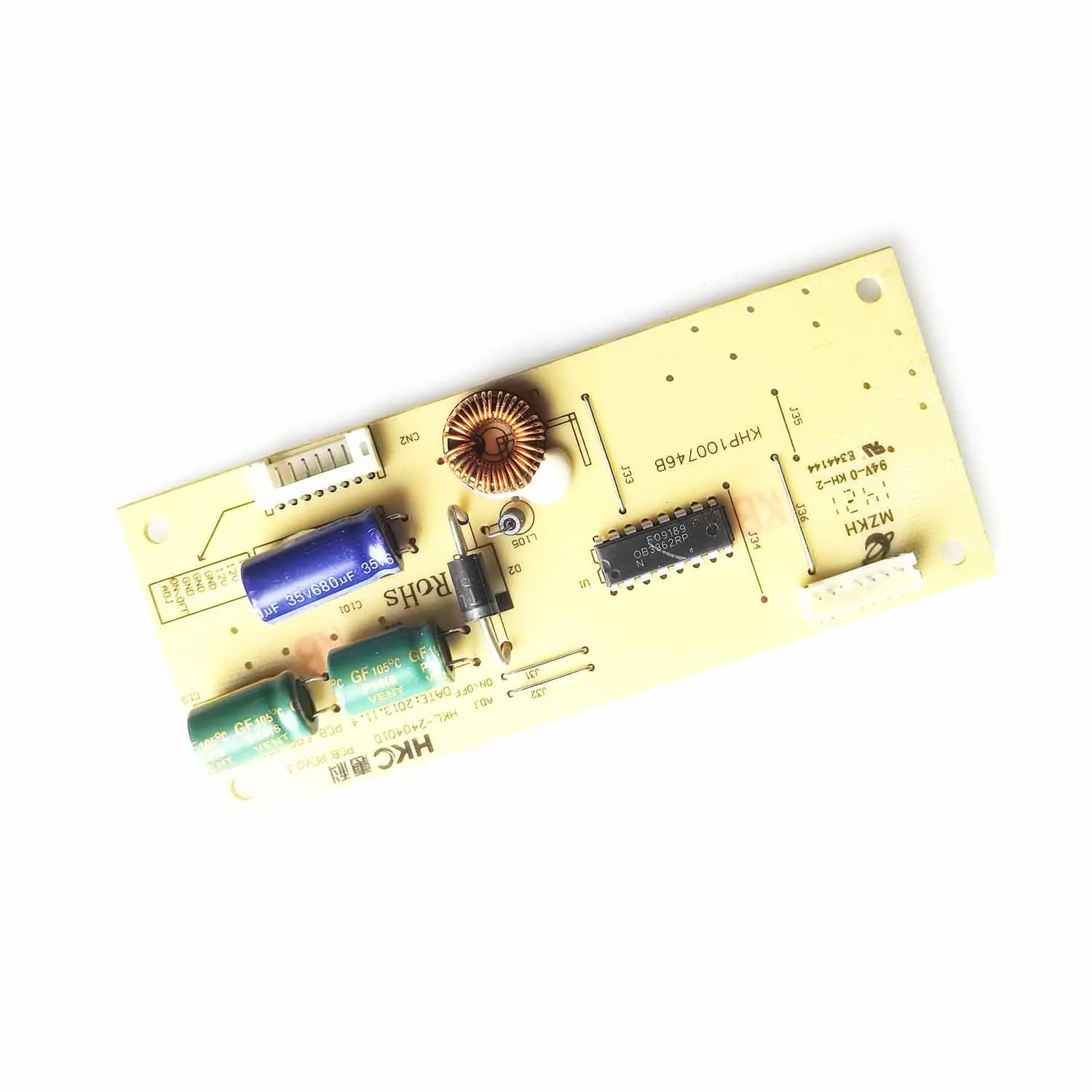 Tira LED de alto voltaje, placa de corriente constante, KH-2, PCB, REV: 0,3, HKP100746B, E344144, HKL-240401D