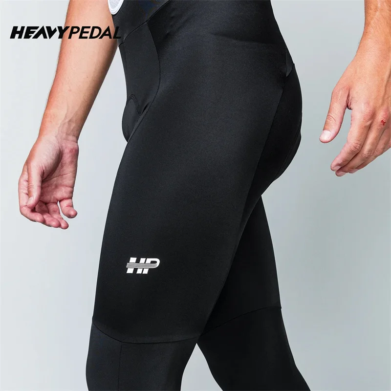 Heavypedal Spring Autumn Cycling Pants Men Pro Bike Long Pants Cool Breathable Cycling Bib Pants Quick Dry Bike Tight MTB