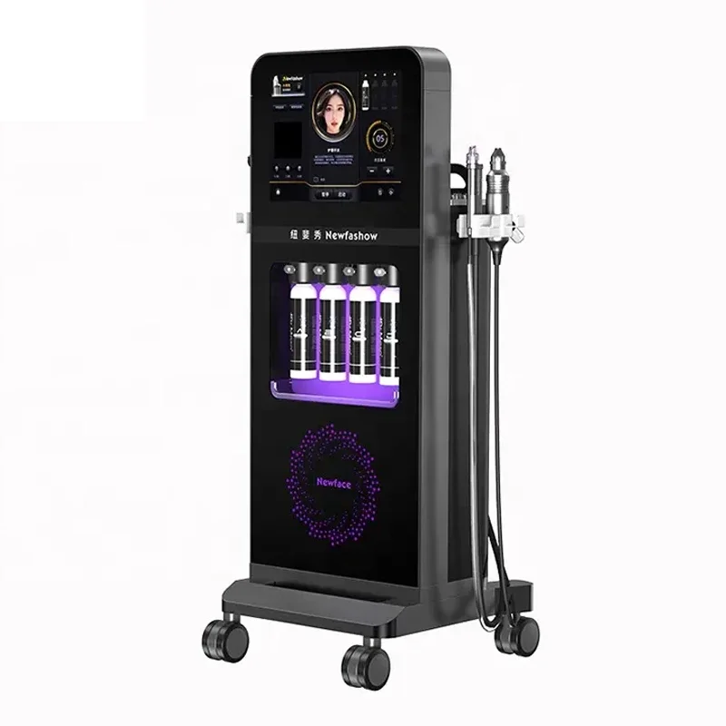 NewFace HydroFacial Hydrodermabrasie Machine Diepe Reiniging Peeling Mee-eter Verwijderen Huid Verstevigende Beauty Spa Apparaat