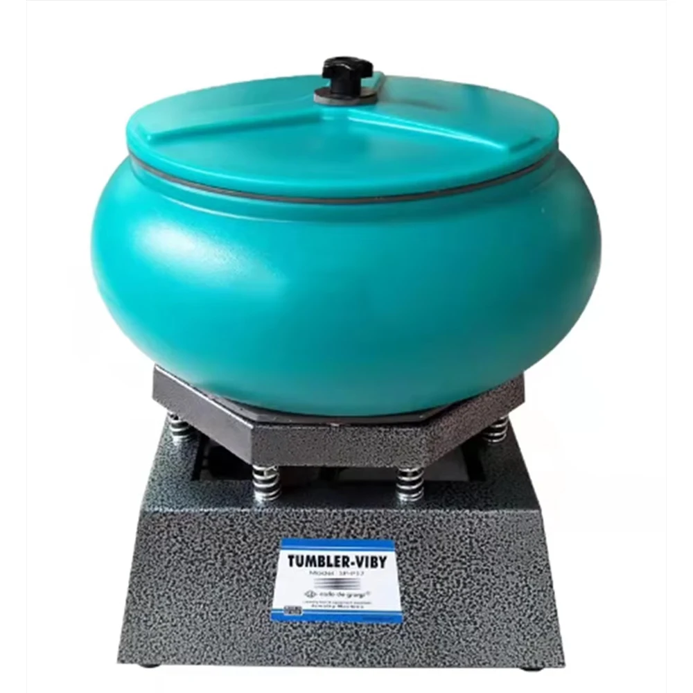 110V/220V 17Inch 350W Electric Vibrating Tumbler Vibratory Rock Tumbler Bowl Tumbling Polishing Machine