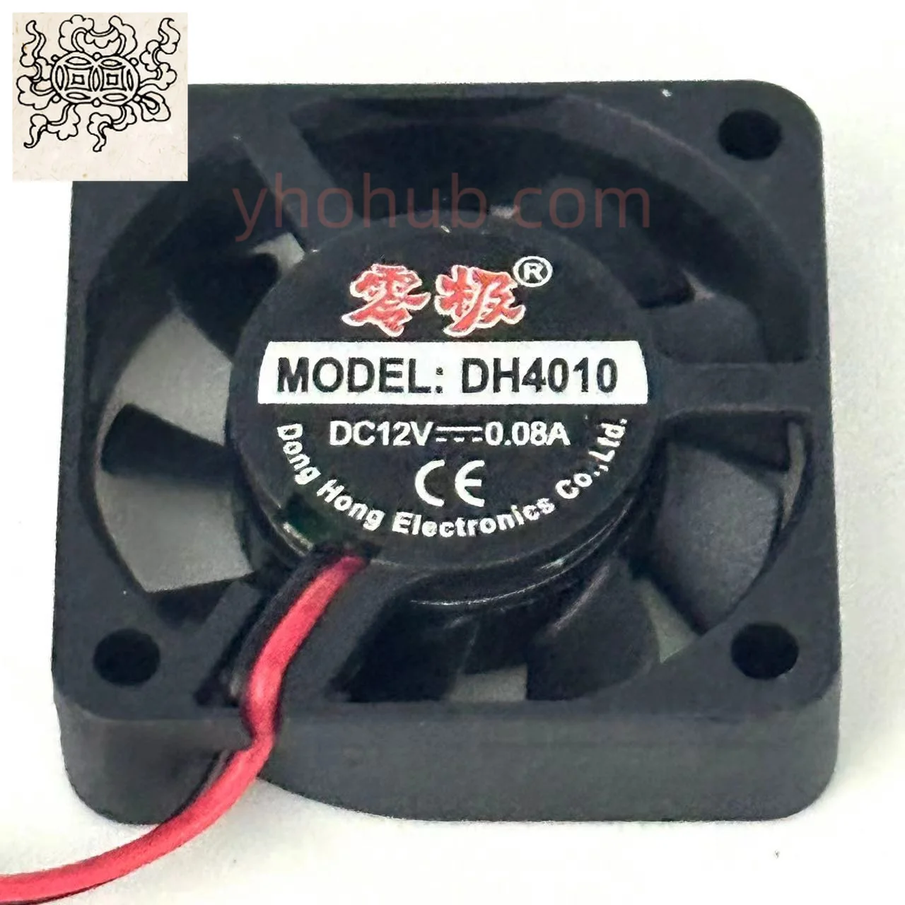 Ltsf For DH4010 DC 12V 0.08A 40x40x10mm 2-Wire Server Cooling Fan