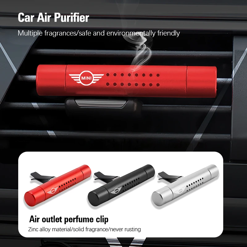 Difusor de fragancias con Clip de Perfume para salida de aire de coche, para MINI Cooper R56 F56 R50 JCW Cabrio Aceman Countryman Clubman funciona Roadster