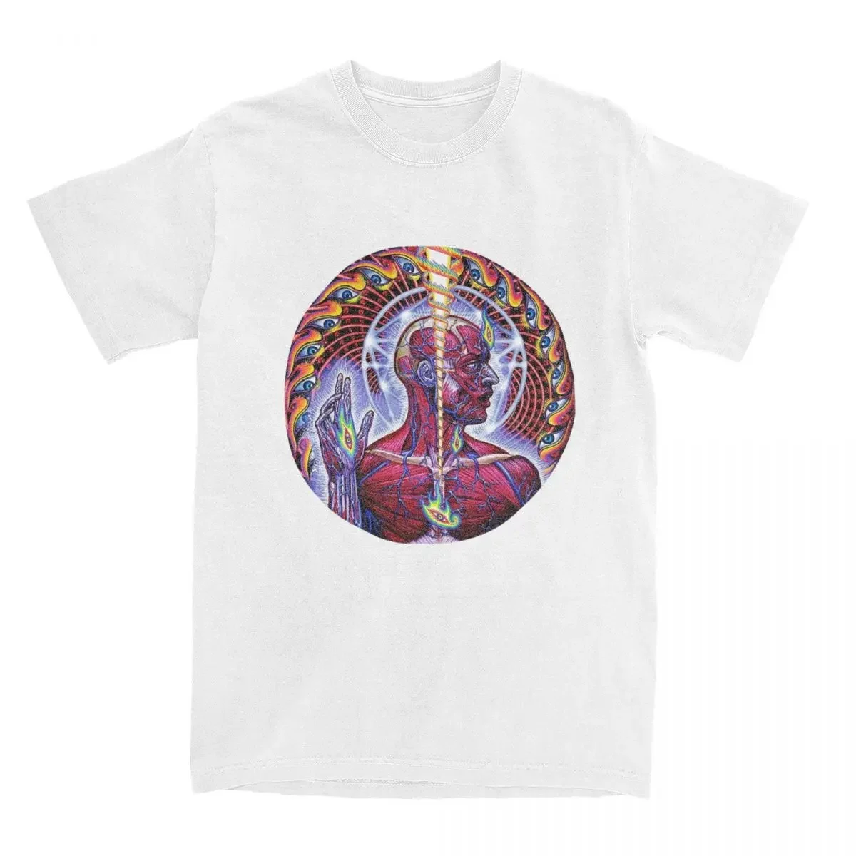 Rock Lateralus Tool Band T Shirts Cool Vintage Streetwear Cotton Short Sleeve Funny Men Amusing Harajuku Daily Unisex Tops
