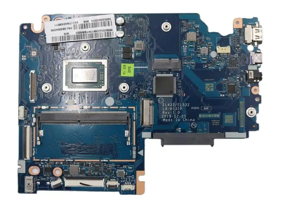 Imagem -02 - Placa-mãe para Lenovo Ideapad S34014api Placa-mãe do Portátil com Cpu r3 r5 r7 4gb-ram 100 Teste ok El432 El532 La-h131p