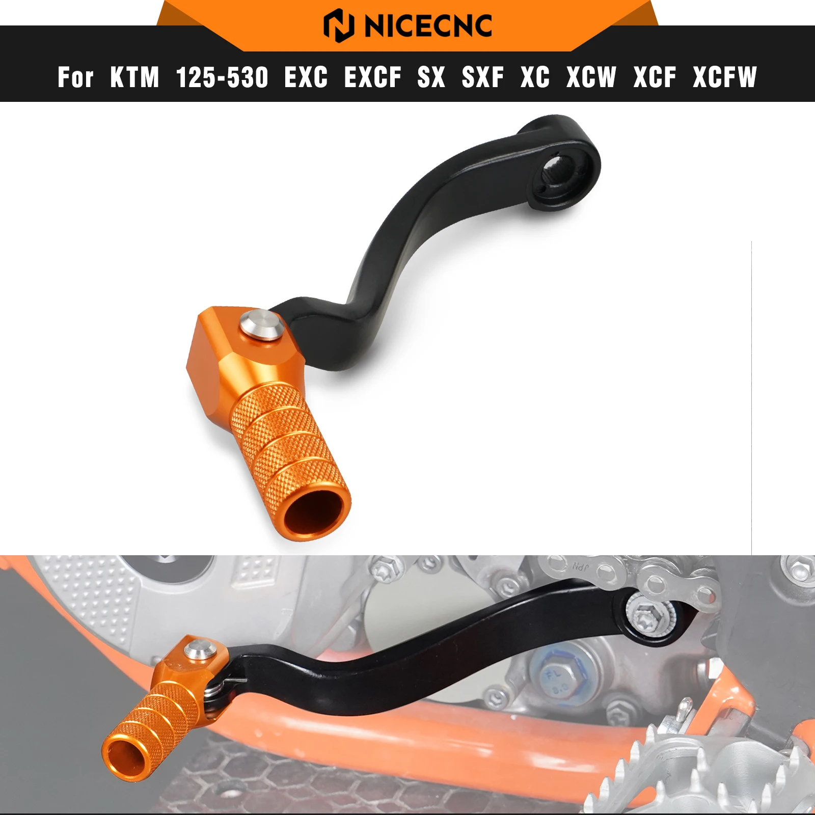 

For KTM TPi EXC 300 Gear Shift Lever For KTM EXC-F 350 SX 125 SX-F 450 XC-W 500 XC XC-F 450 XCF-W For Husqvarna TE 300 FE 450