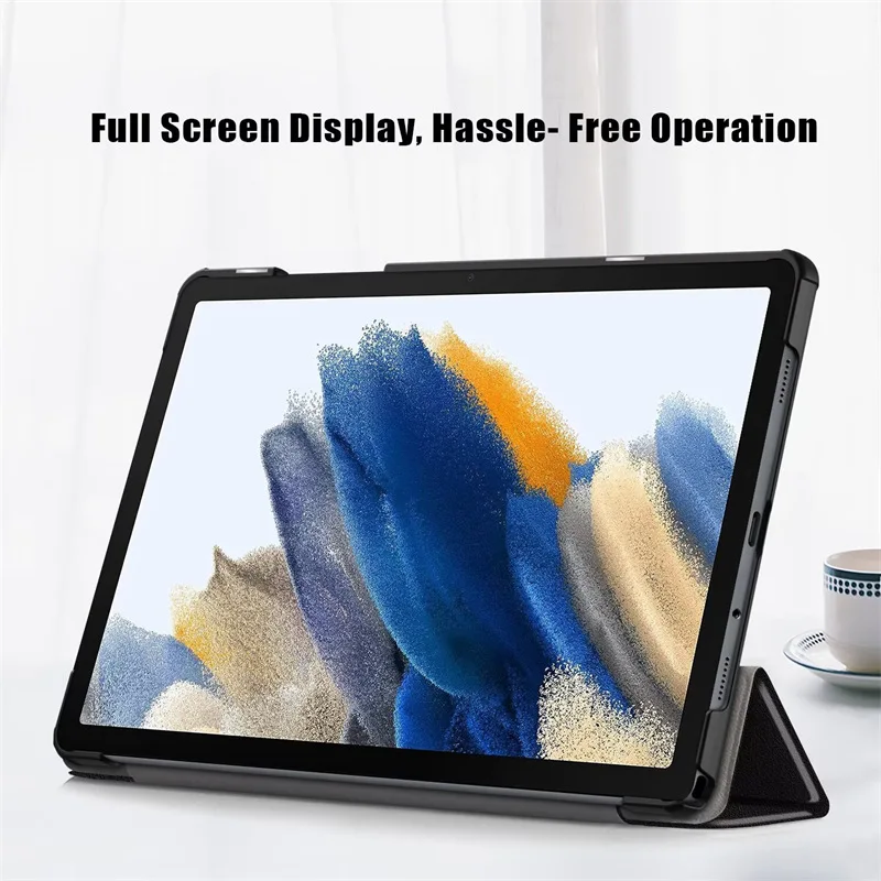Dreifach Faltbare Hülle für Samsung Tab A11 Plus 11 Zoll mit Auto-Wach-Schlaf-Funktion Stoßfeste Abdeckung – Detail 4