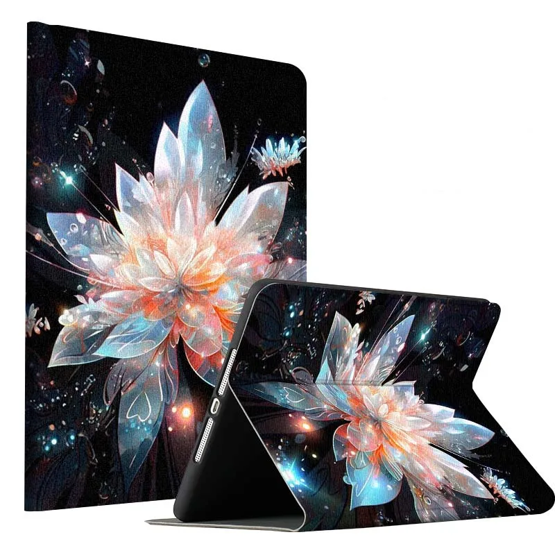

Sparkling Luminous Flower For OPPO Pad 2 3 4 Neo Air SE X Pro 10.36 11 11.4 11.61 12.1 13.2 Inch 2025 Foldable Tablet Case