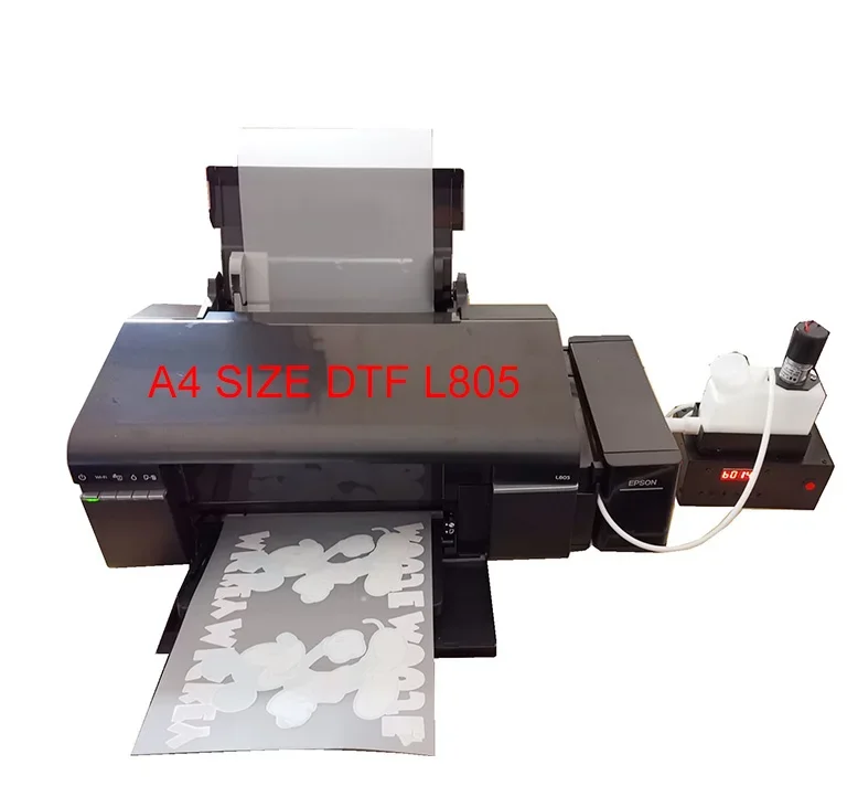 A4  t-shirt textile sublimation mini machines for small business DTF printer for EPSON L805 inkjet printer