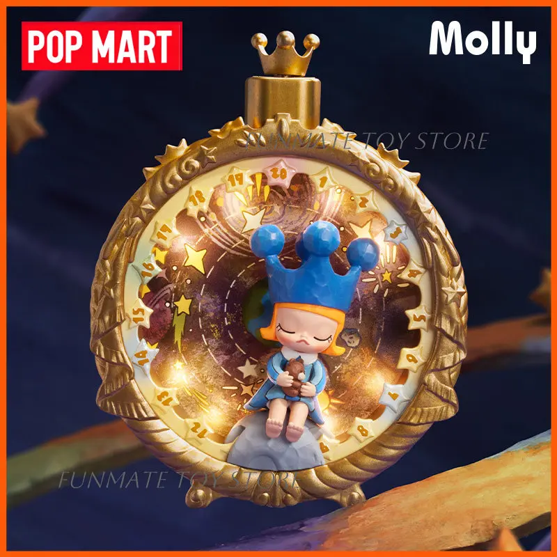 

Original POP MART Molly 20Th Anniversary Time Rotation Series Blind Box Collectible Figure Surprise Toy Decorative Ornament Gift