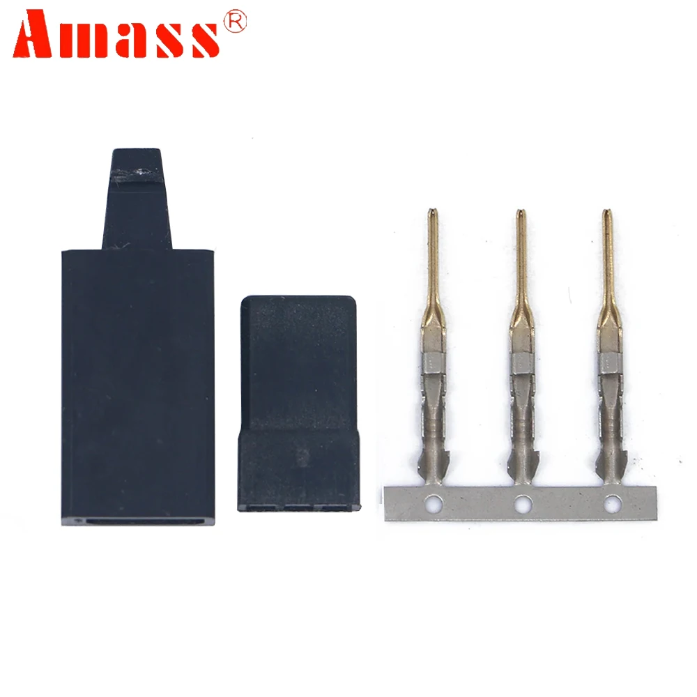 Amass AM-1021A Futaba/JR Female Male Gold plating Connector For RC Lipo Battery FPV Drone Multirotor Quadcopter Accessories Diy