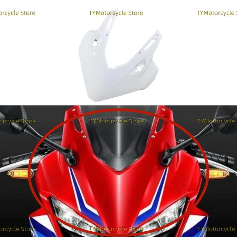 

Motorcycle Front Headlight Hood Fairing Panel Cover Nose Head Cowl Fit For HONDA CBR500R CBR400R 2024 2025