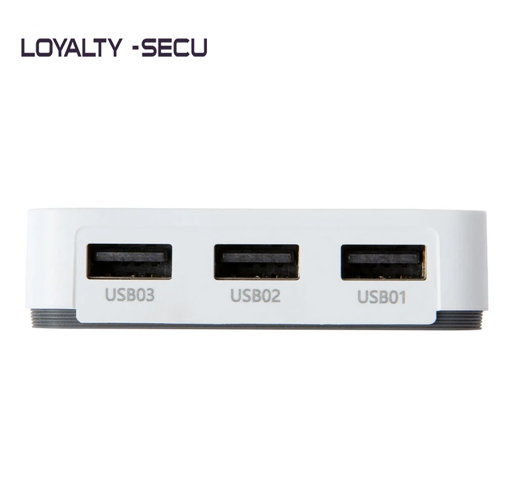 Bovenkant! Nieuwe 3 USB-poorten netwerk RJ45-printserver voor meerdere USB-printers