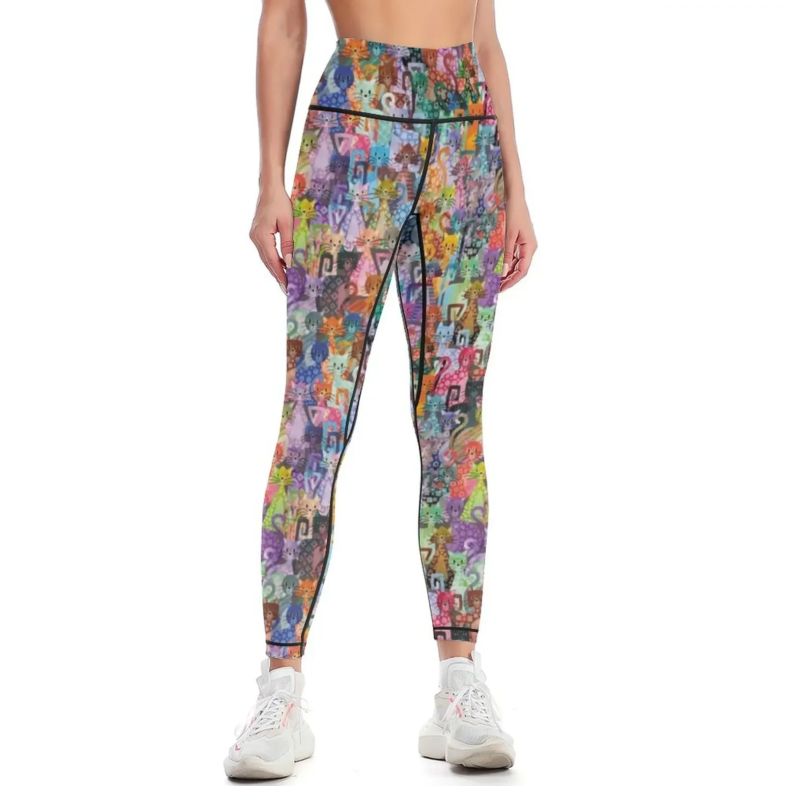 

Pussies Galore 1 Leggings sports for gym Women's sportswear for physical gym's clothing Womens Leggings