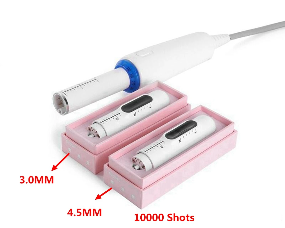 New Version Vaginal Tightening Skin Care Tools HIFU Handle/HIFU Cartridge/HIFU Transducer/ Heads 3.0mm 4.5mm