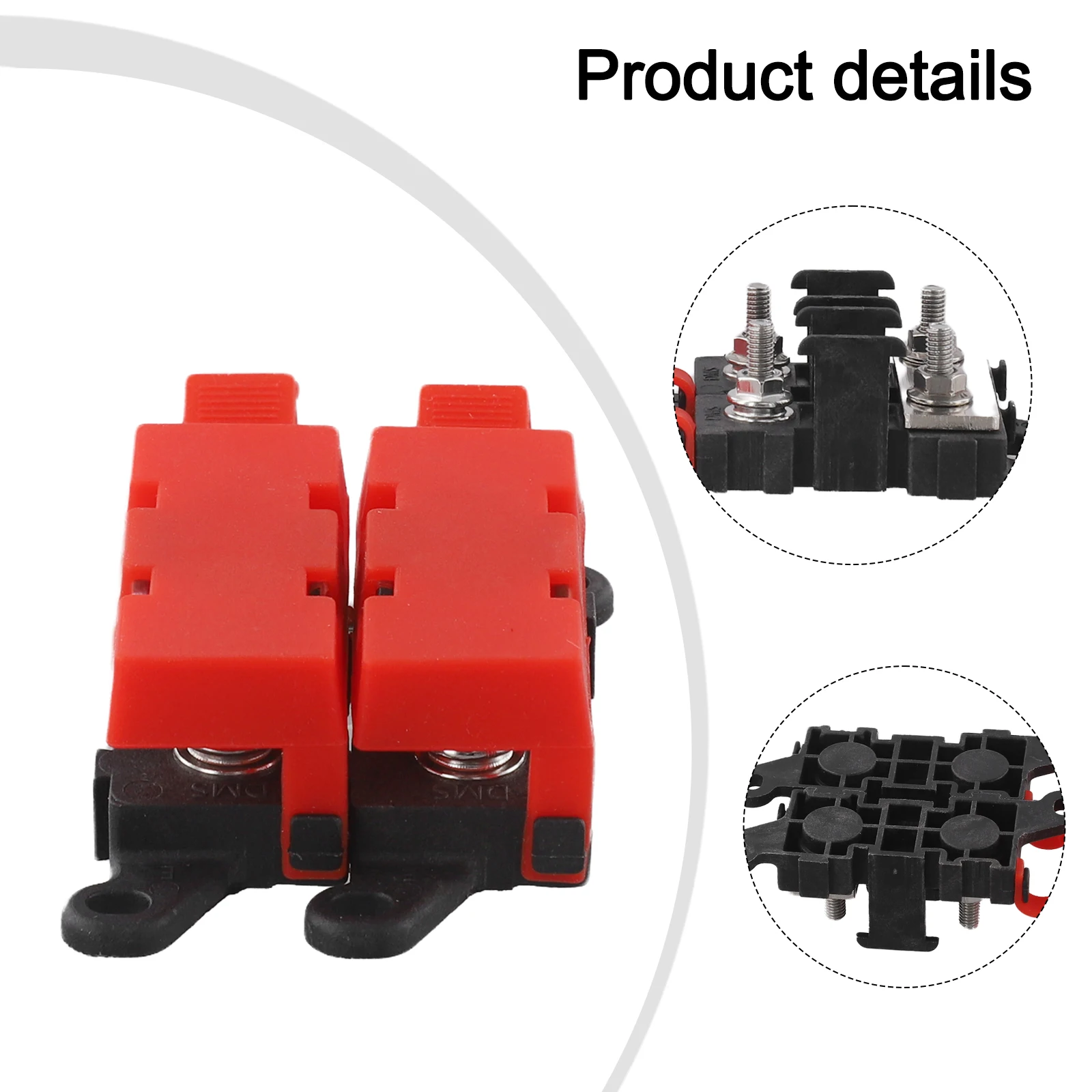 

Effortless Integration of the 2 Way Car Bolt Fixed Fuse Holder 200A with For MIDI Fuses in Cars and Marine Applications