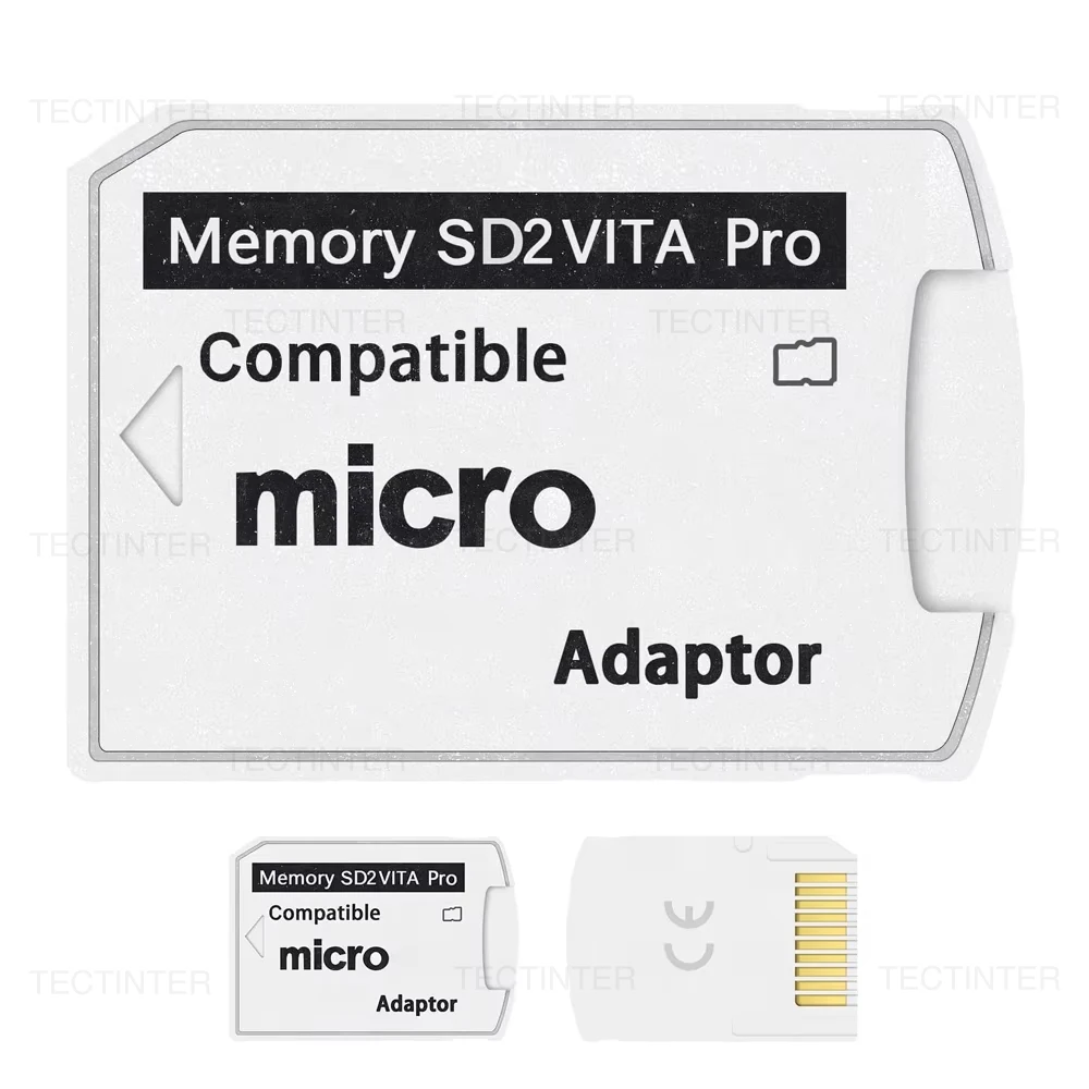 Tarjeta de memoria SD2VITA versión 6,0, adaptador de ranura única para PS Vita PSV 1000/2000 3,65 sistema HENkaku, lector de tarjetas de juego SD TF