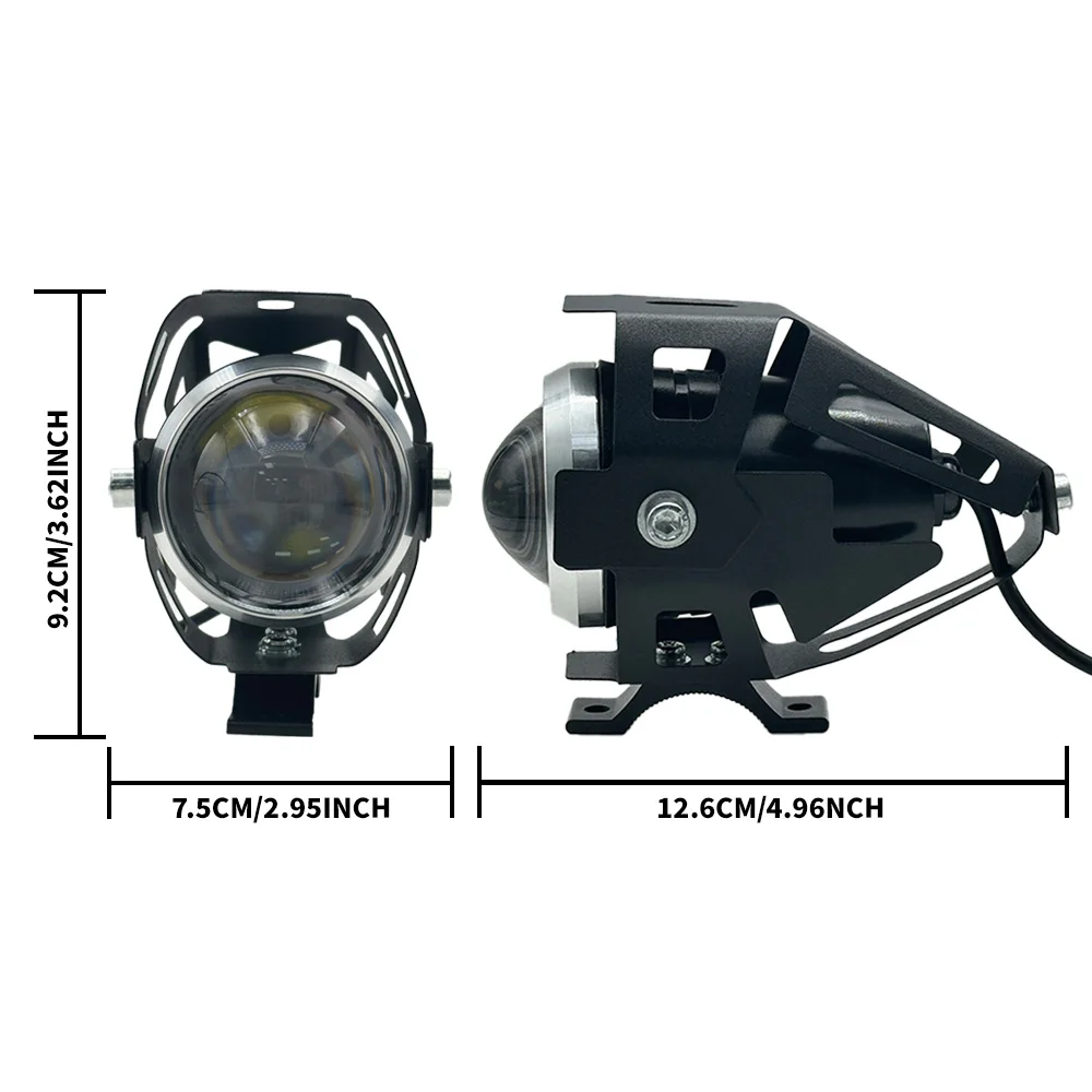 Faretti per moto 12V -80V luci di marcia diurna lenti Laser a LED lampeggianti U5 fendinebbia per auto accessori per pezzi di ricambio