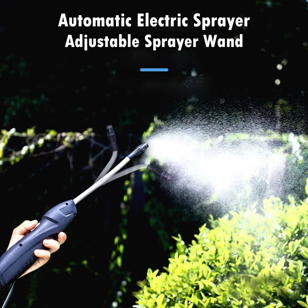 Rechargeable Automatic Air Pump Sprayer Garden Plant Mister Watering Spray Gun Electric Sprayer Gun Battery Powered Sprayer Wand